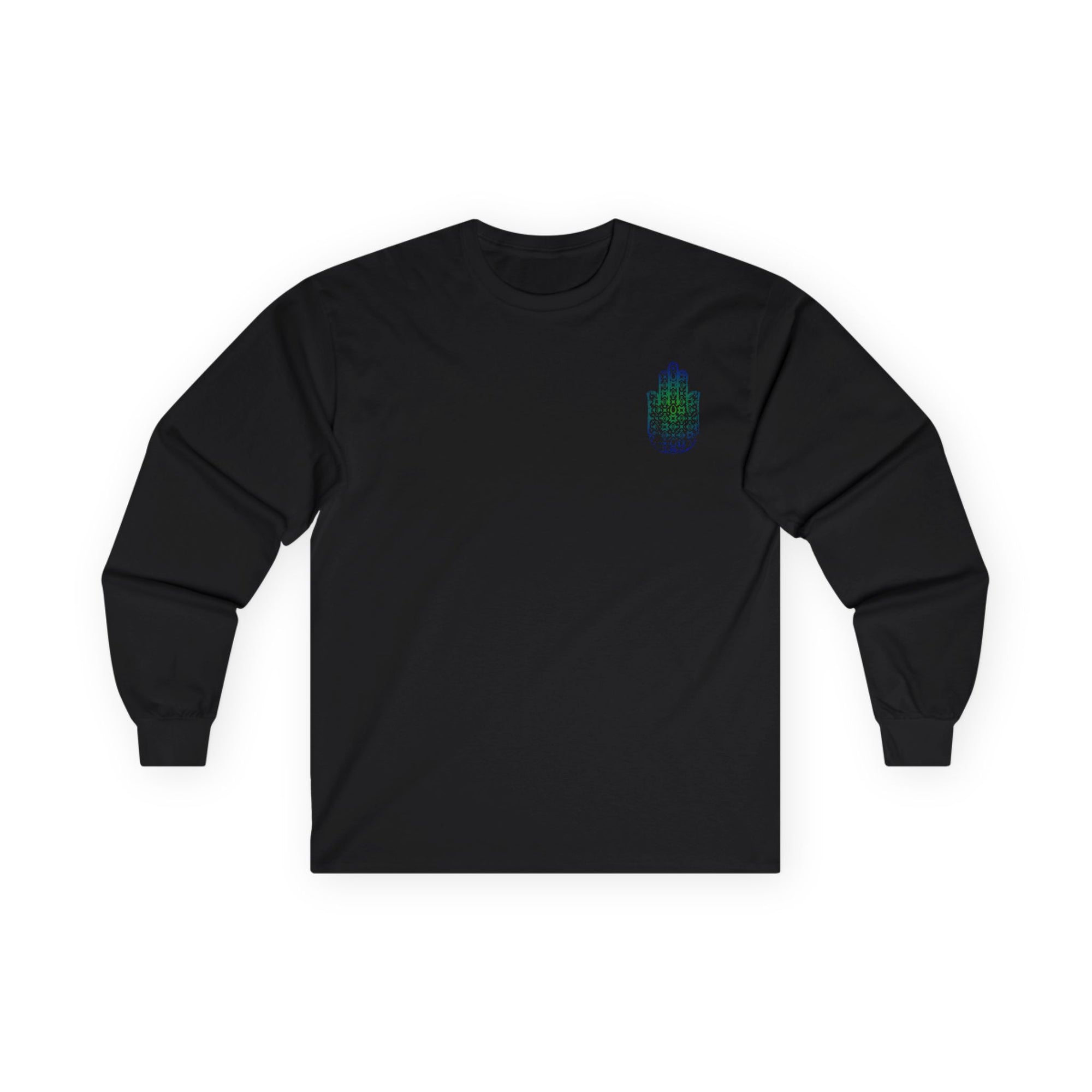 LONG SLEEVE HAMSA  - BLACK