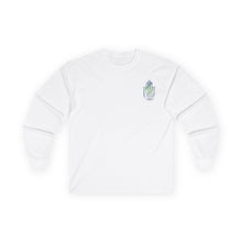 LONG SLEEVE HAMSA TEE - WHITE