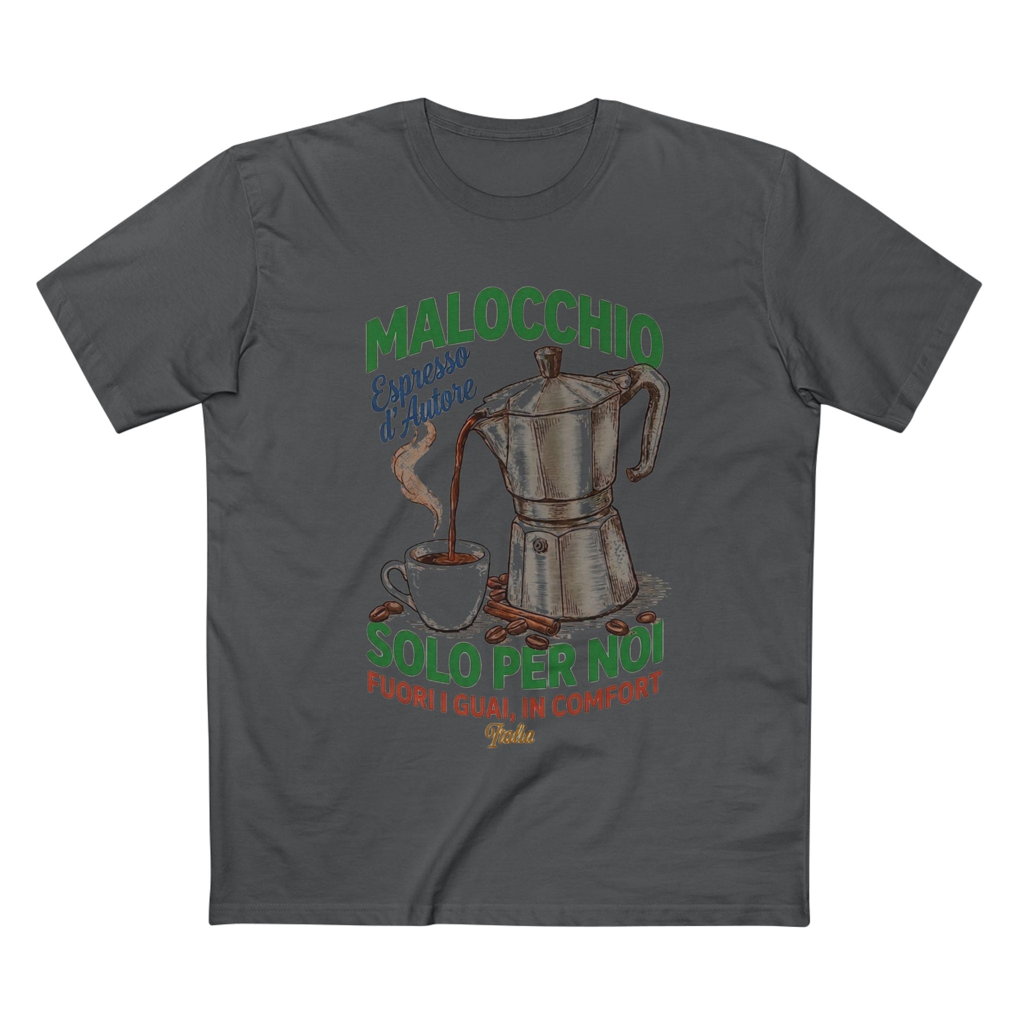 Espresso tee - charcoal