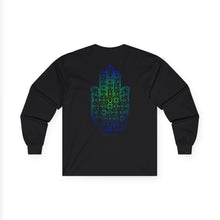 LONG SLEEVE HAMSA  - BLACK