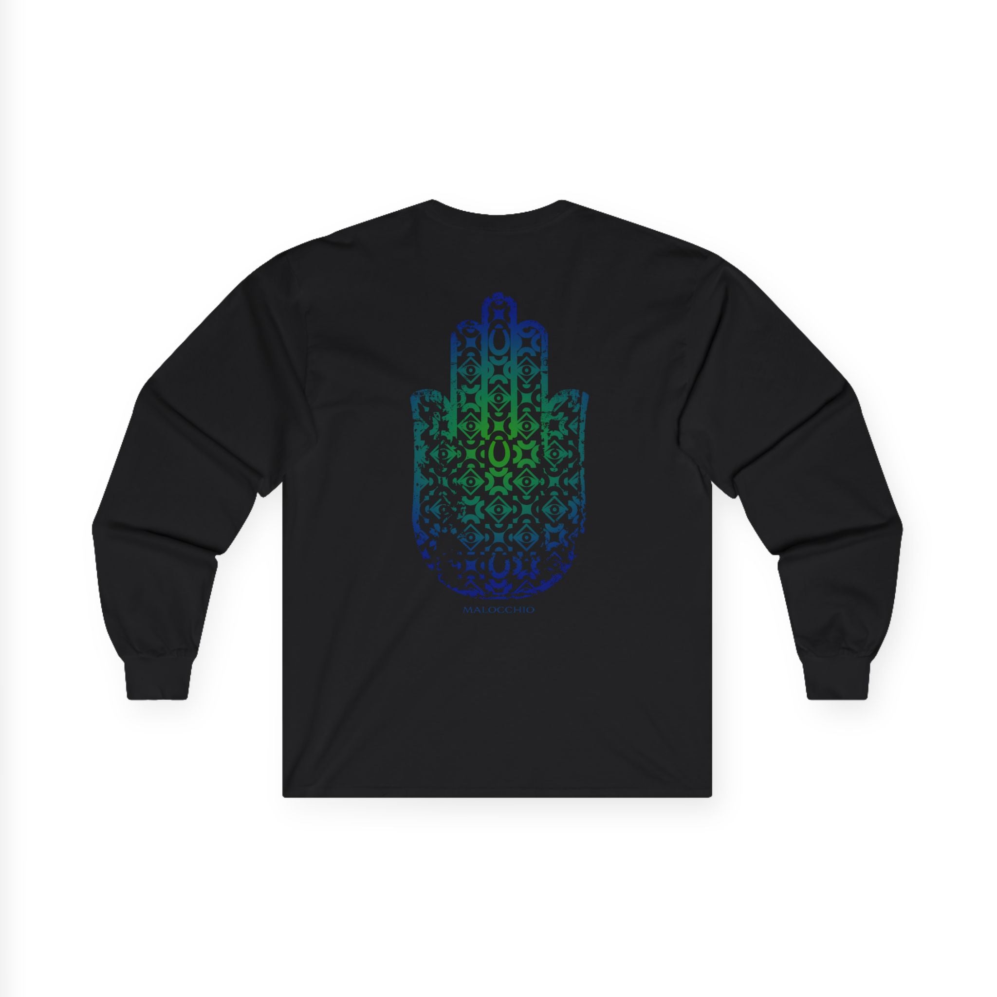 LONG SLEEVE HAMSA  - BLACK
