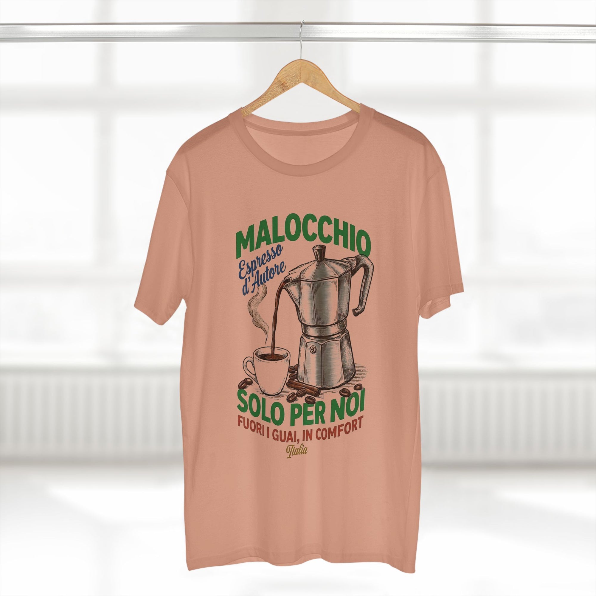 Espresso tee - pale pink