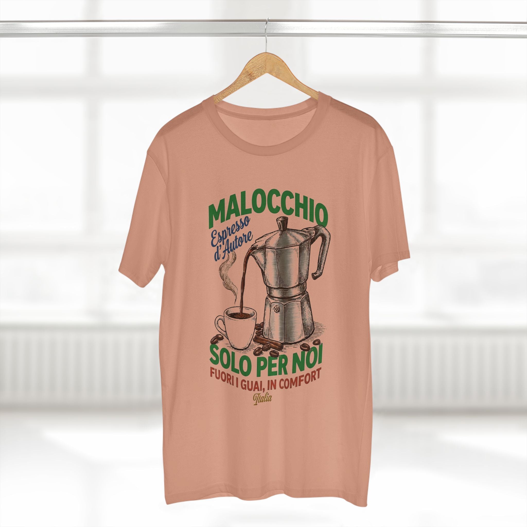 Espresso tee - pale pink