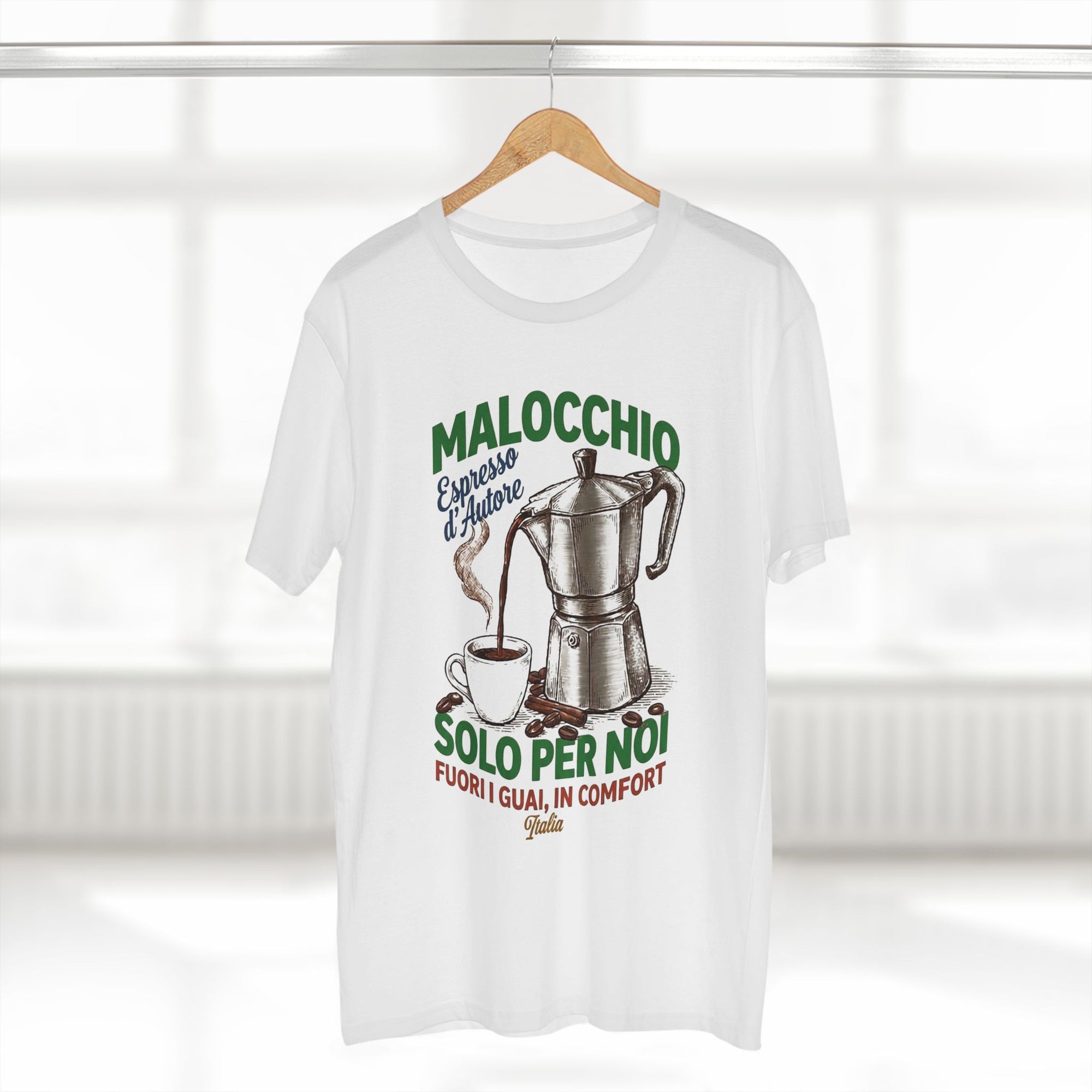 Espresso tee - white