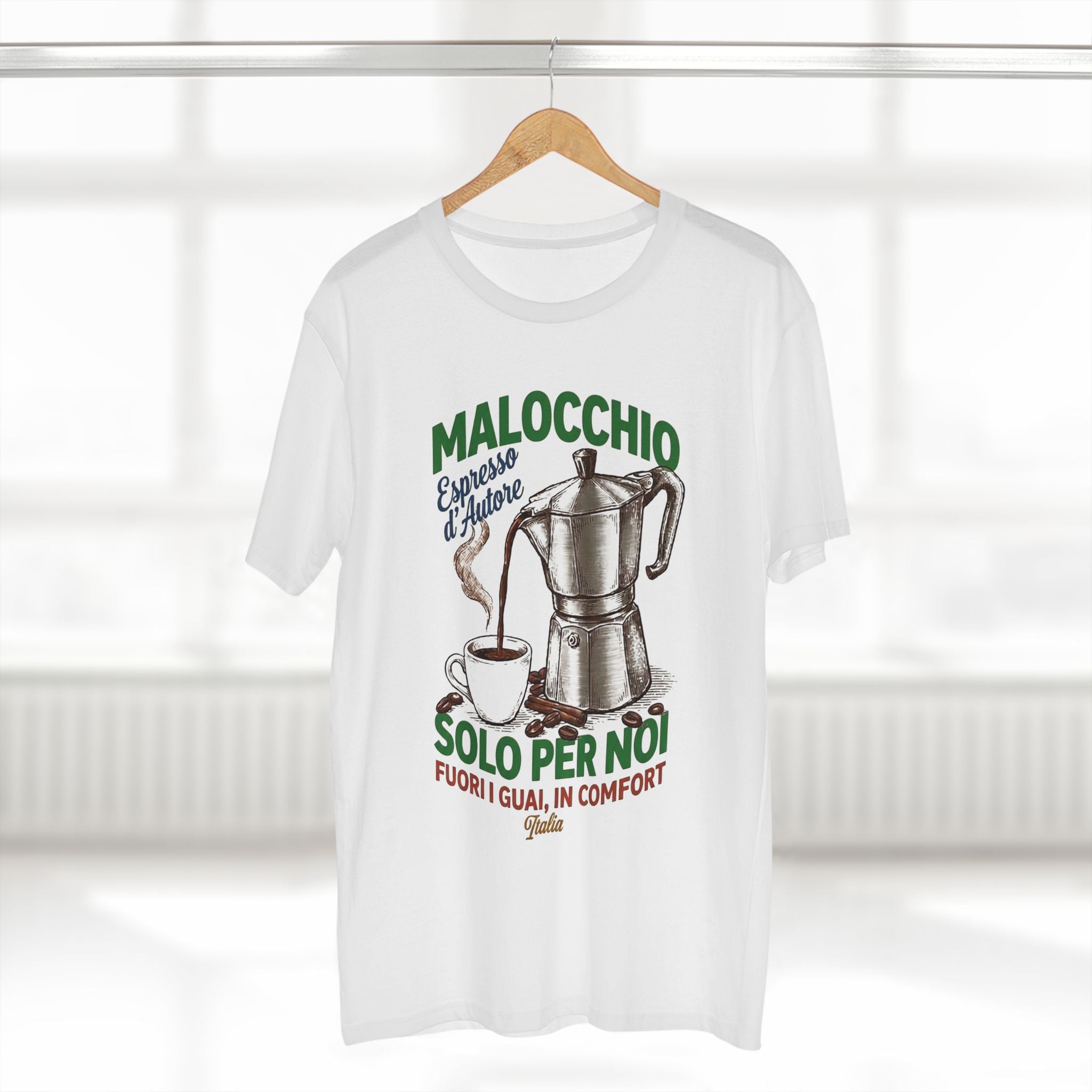 Espresso tee - white
