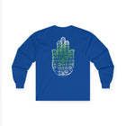 LONG SLEEVE HAMSA - BLUE