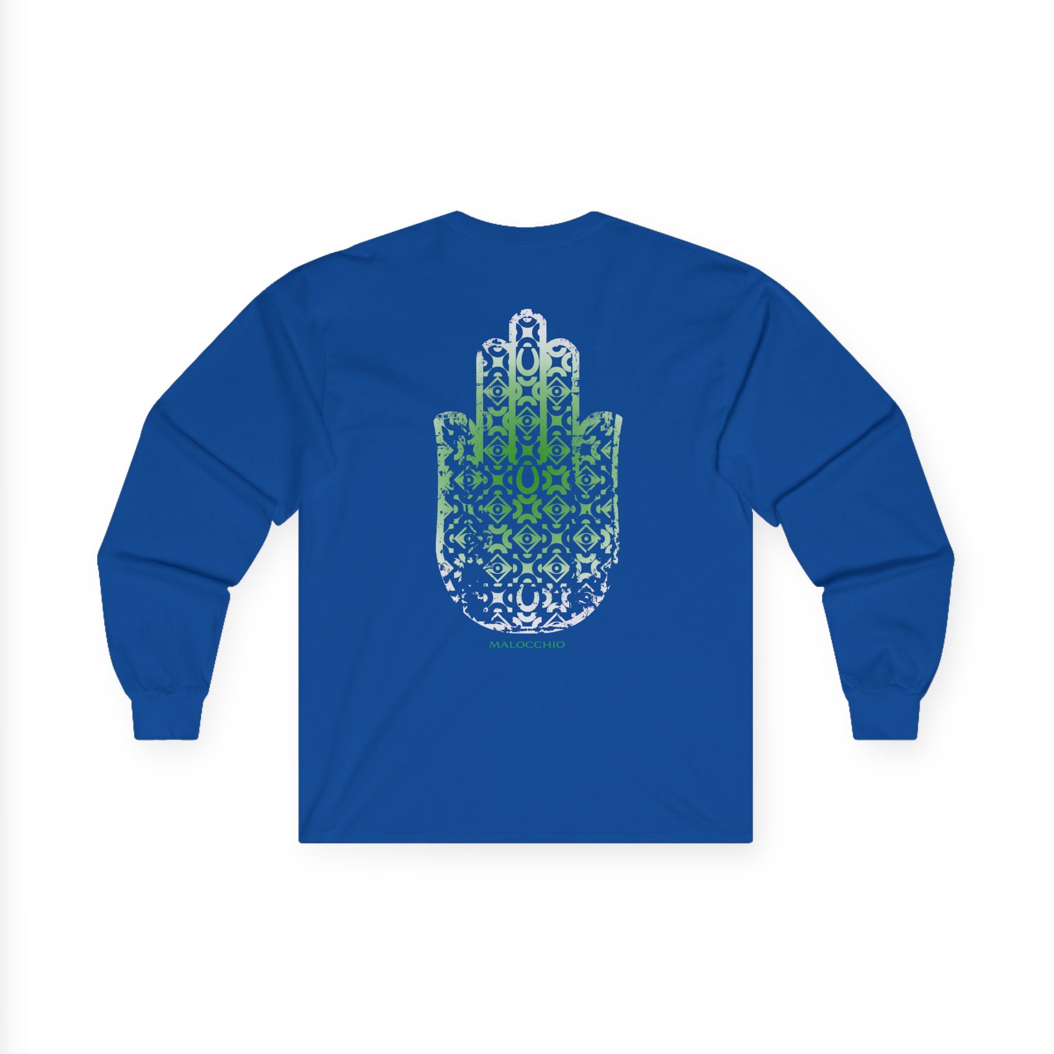 LONG SLEEVE HAMSA - BLUE