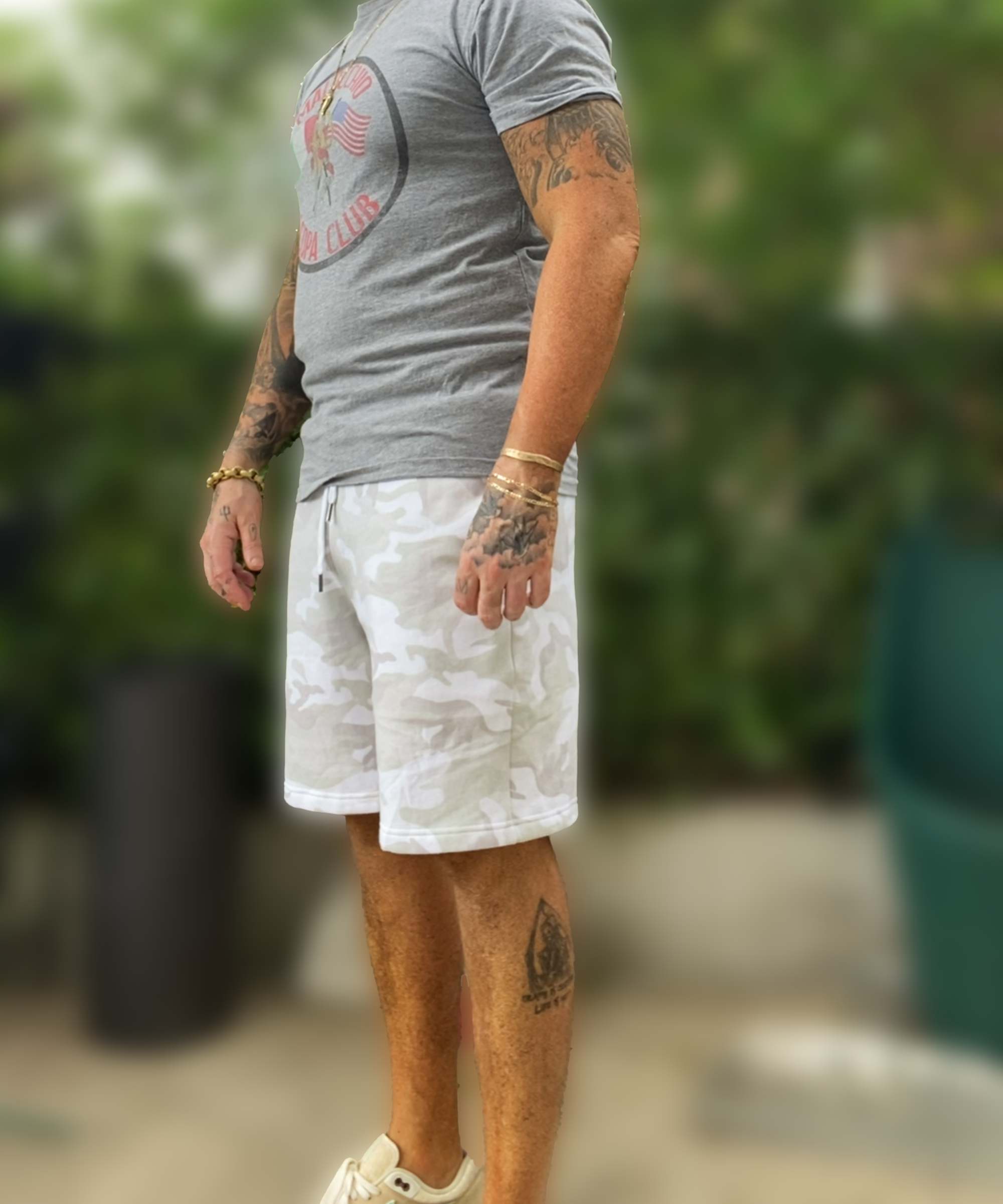 Malocchio Camo Shorts