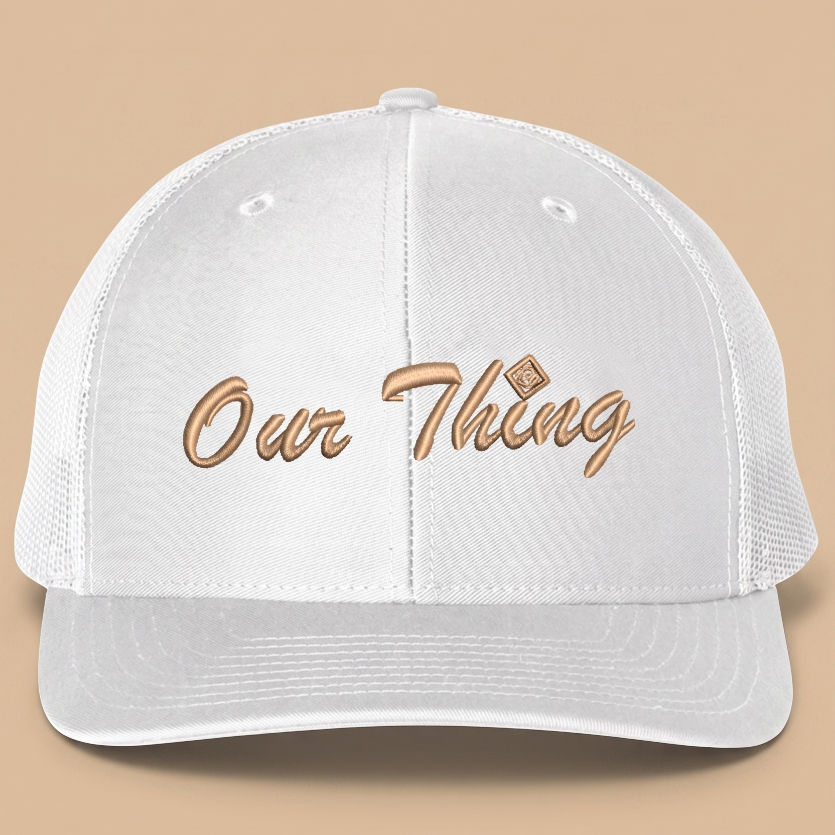 Our thing trucker hat - white