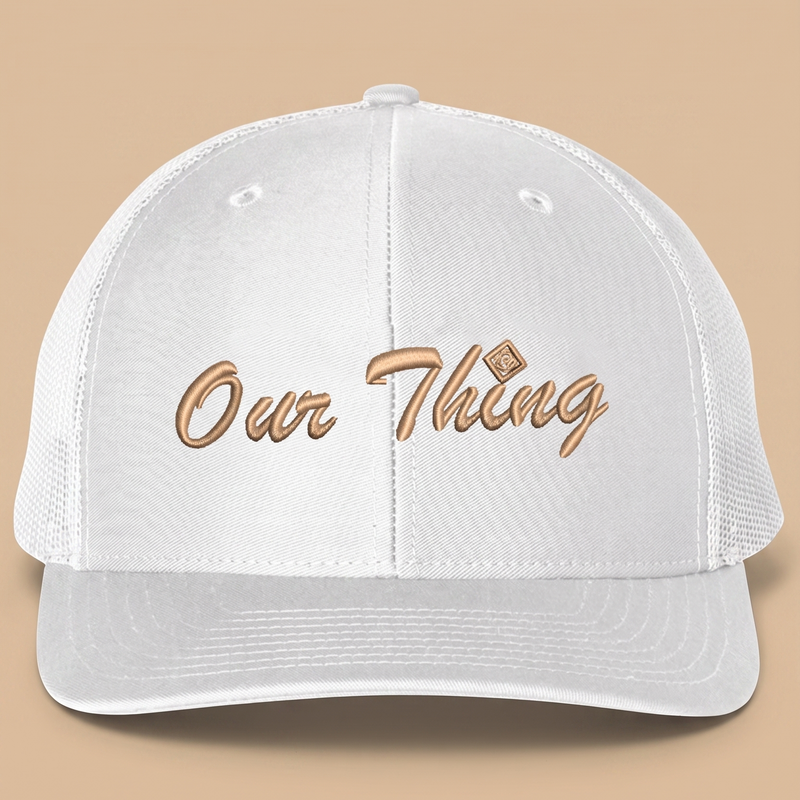 Our thing trucker hat - white