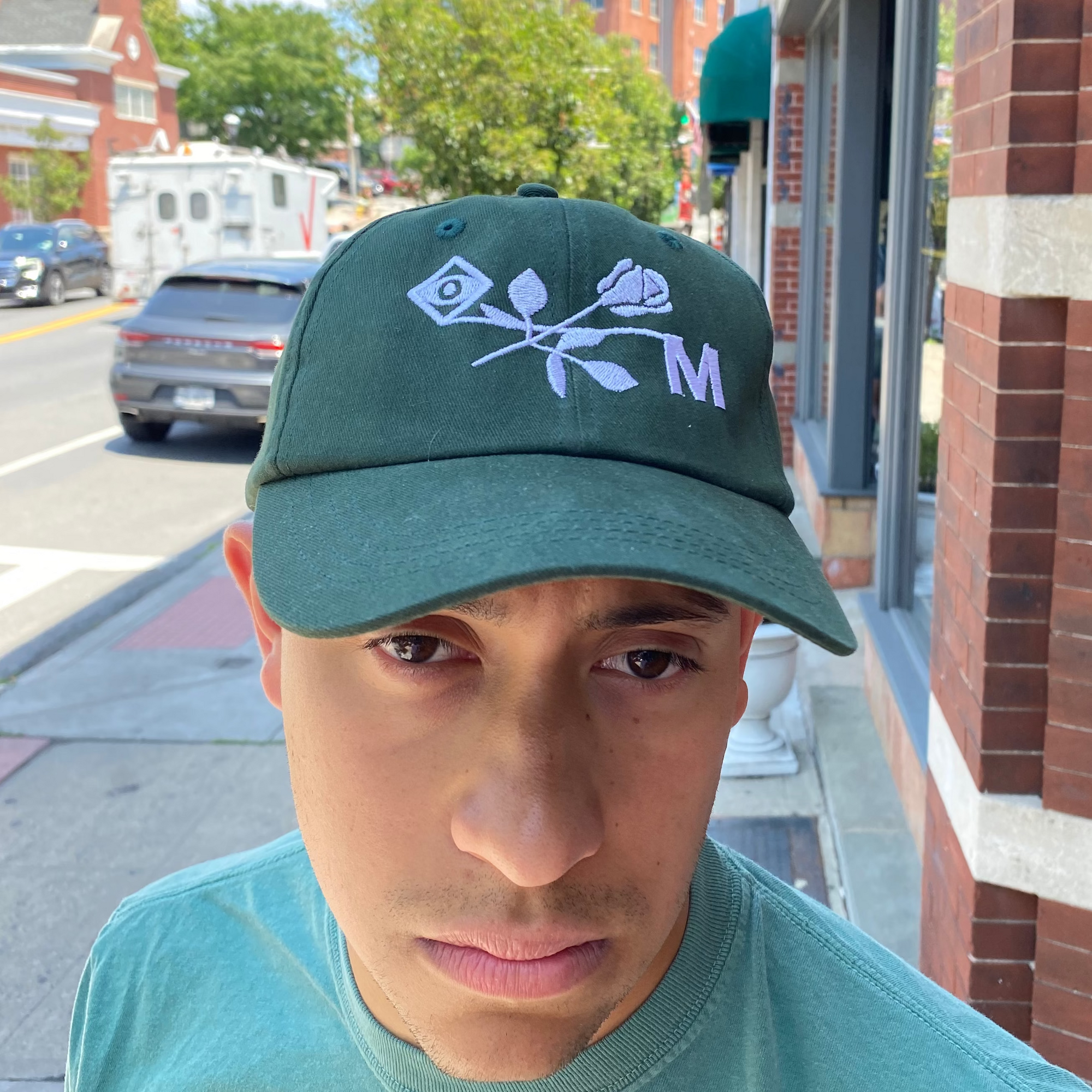 logo dad hat - green