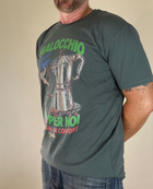 Espresso tee - charcoal