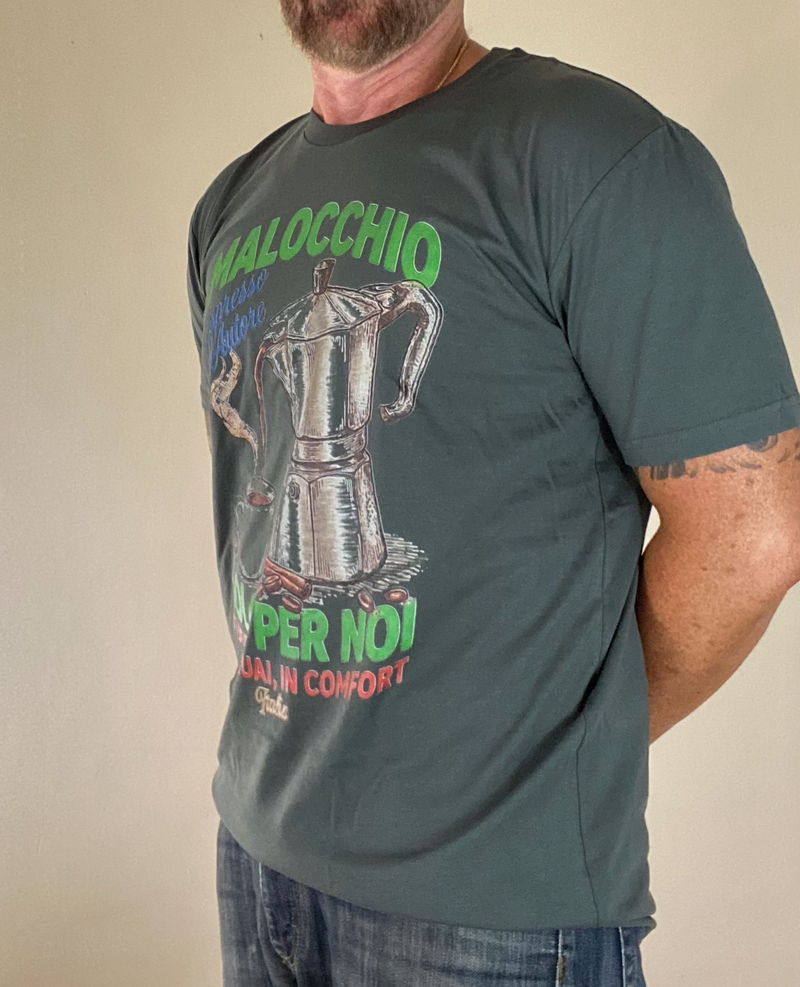 Espresso tee - charcoal