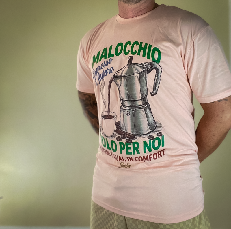 Espresso tee - pale pink