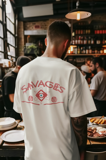 Mens Savages White