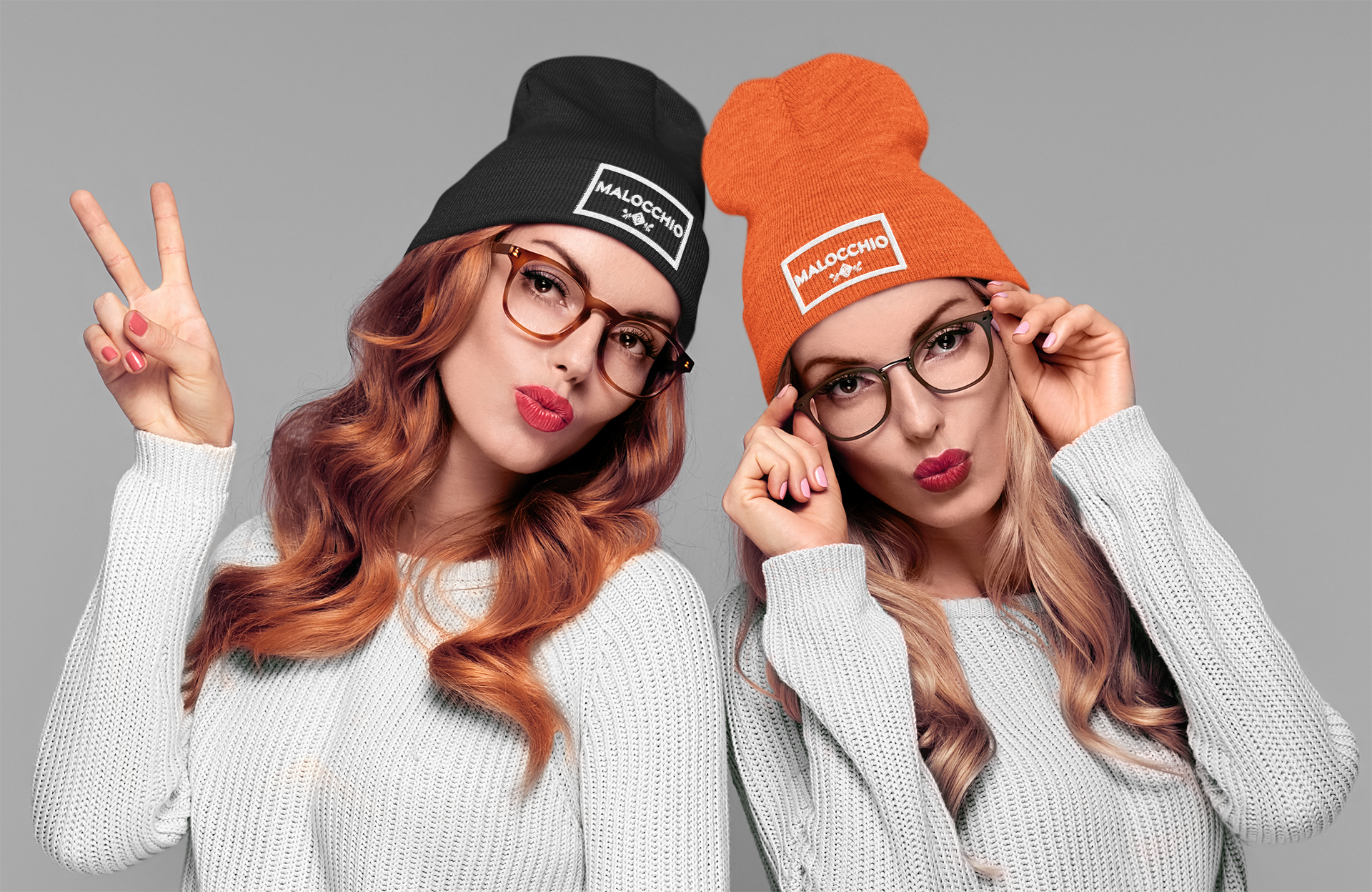 Cuffed Beanie - Orange