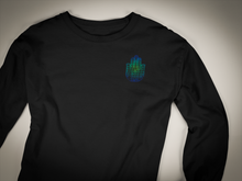 LONG SLEEVE HAMSA  - BLACK