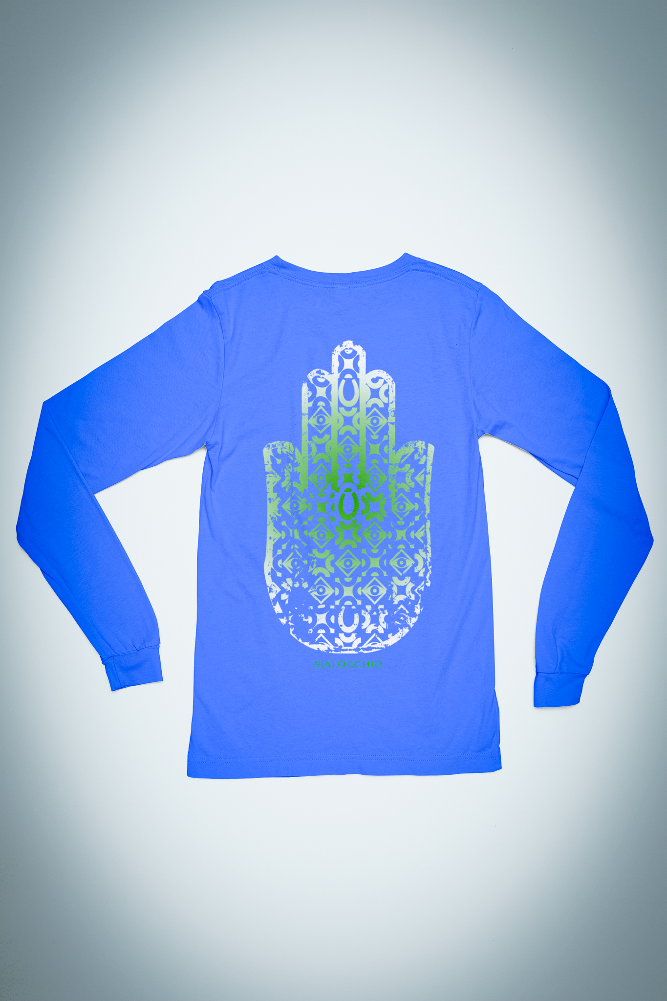 LONG SLEEVE HAMSA - BLUE